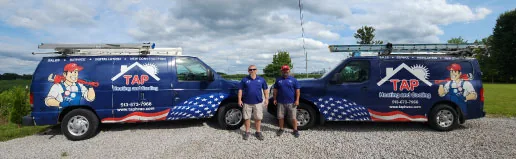 The TAP Heating and Cooling team serving Blanchester, Ohio