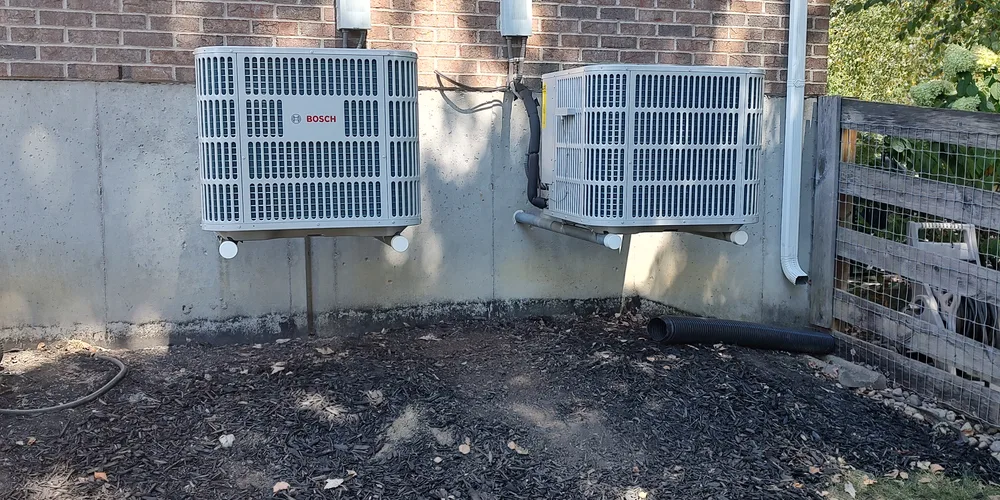 Central air conditioning unit serviced by TAP Heating and Cooling