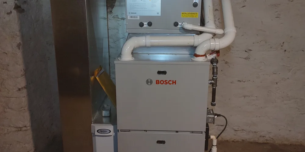 High-efficiency furnace serviced by TAP Heating and Cooling
