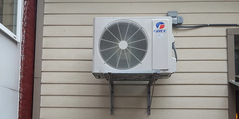 Ductless mini-split head unit installed by TAP Heating and Cooling